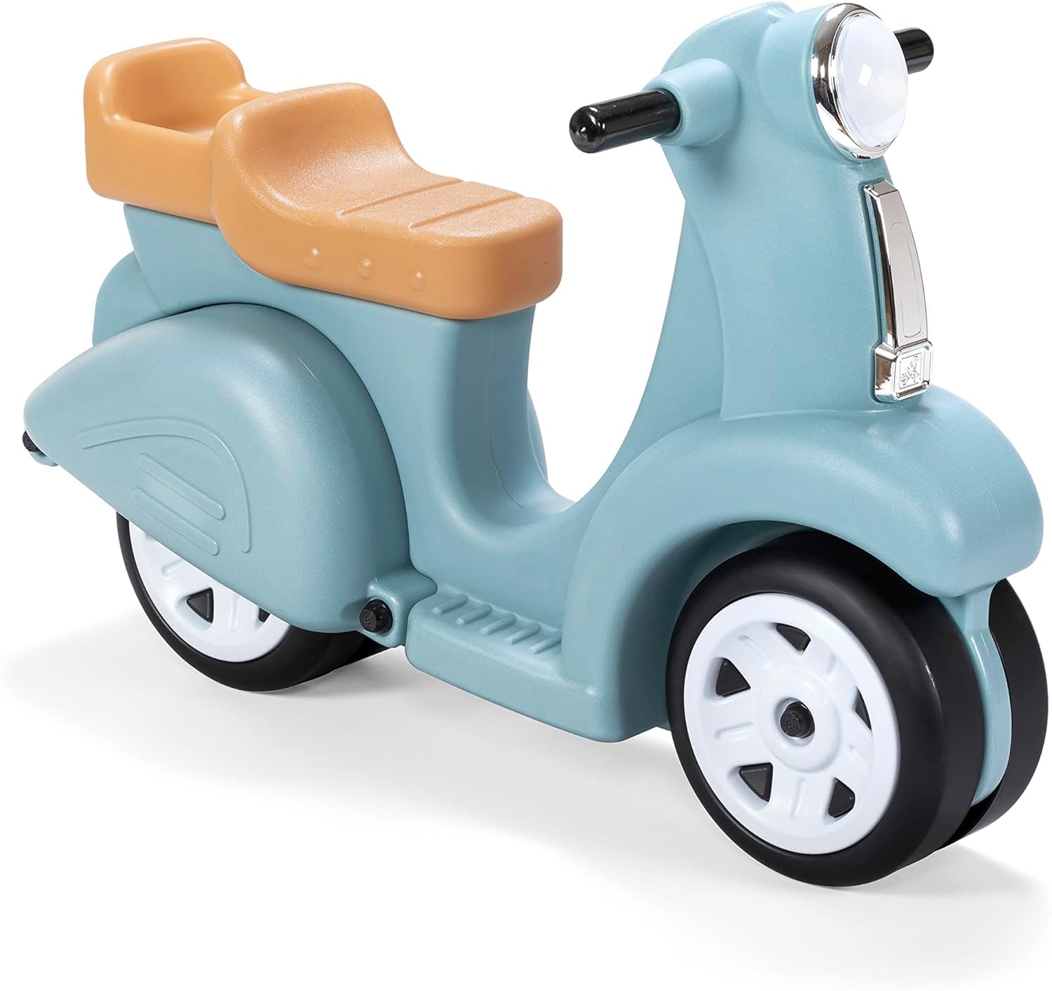 Step2 Ride Along Scooter Kids Push Car, Foot Powered Ride On Toy, Practice Balance with 4 Wheels, Made of Durable Plastic, Max Weight 40 lbs., For Toddlers 1.5-4 Years Old, Rose Pink