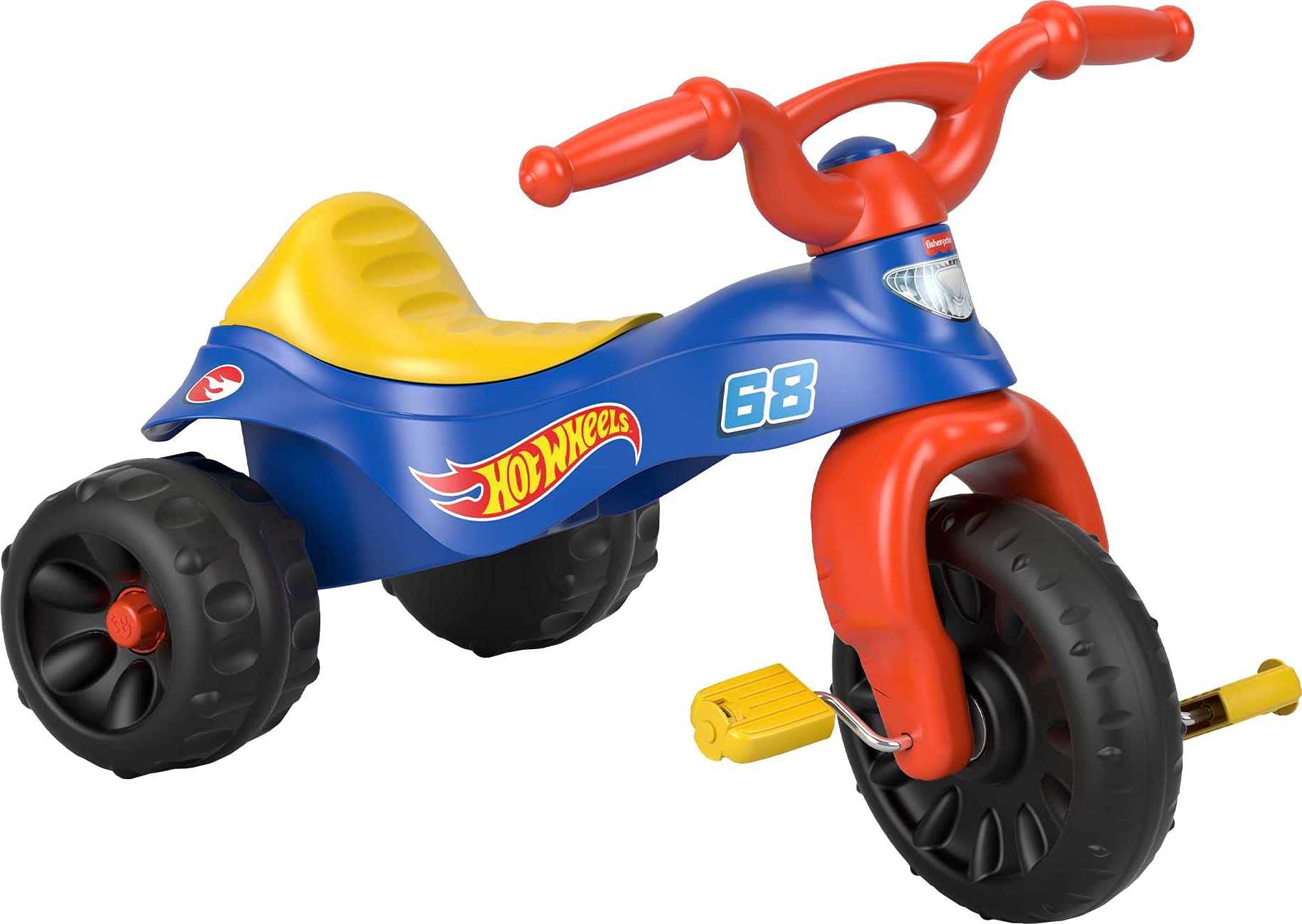 Fisher-Price Toddler Tricycle Harley-Davidson Tough Trike, Toy Bike with Handlebar Grips & Storage for Outdoor Play Kids Ages 2+ Years (Amazon Exclusive)