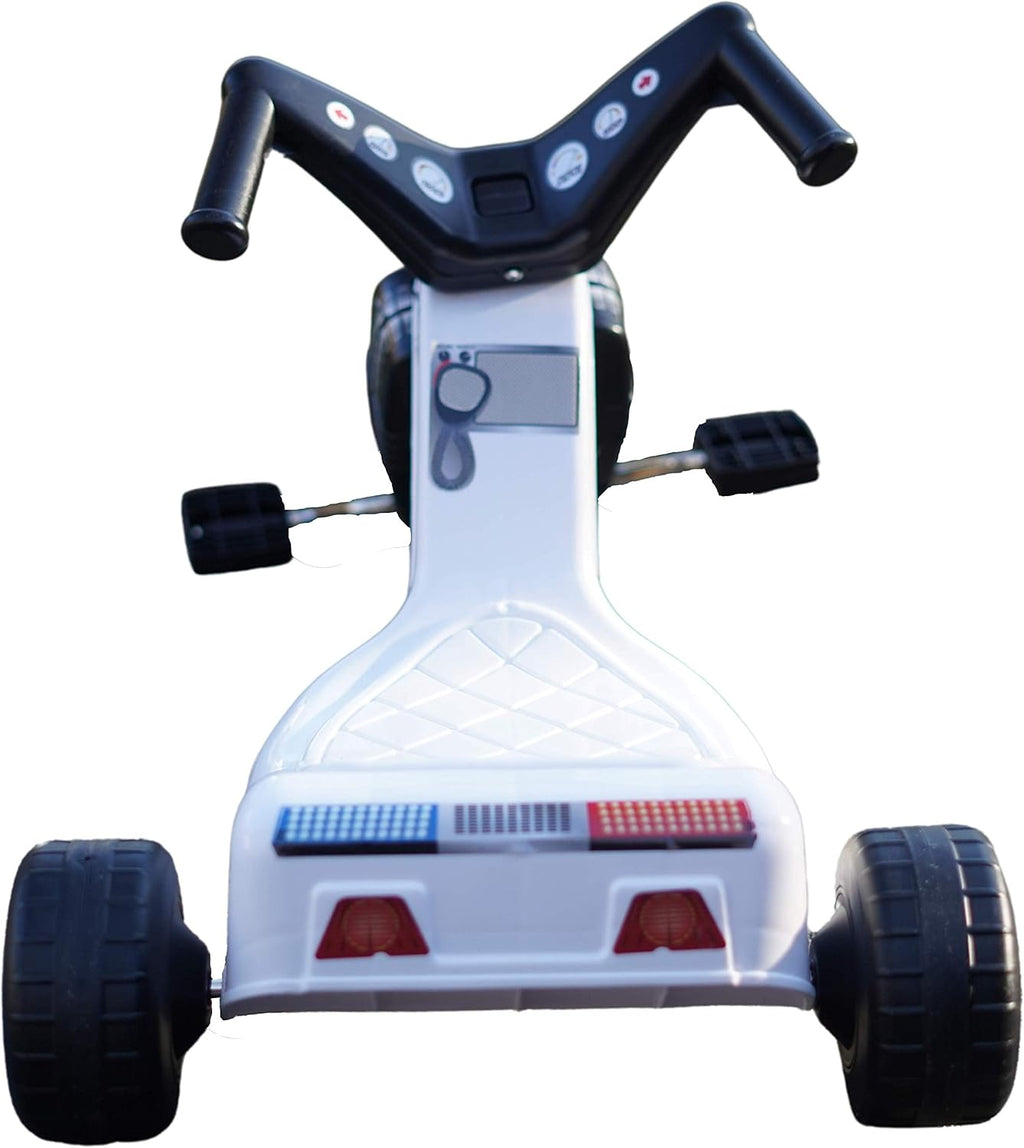 The Original Big Wheel Police Edition Junior Trike for Boys and Girls - Big Toy Tricycle for Toddlers - Cruiser Ride-on Toy 8.5 Inch Durable Wheel Indoor/Outdoor Toys