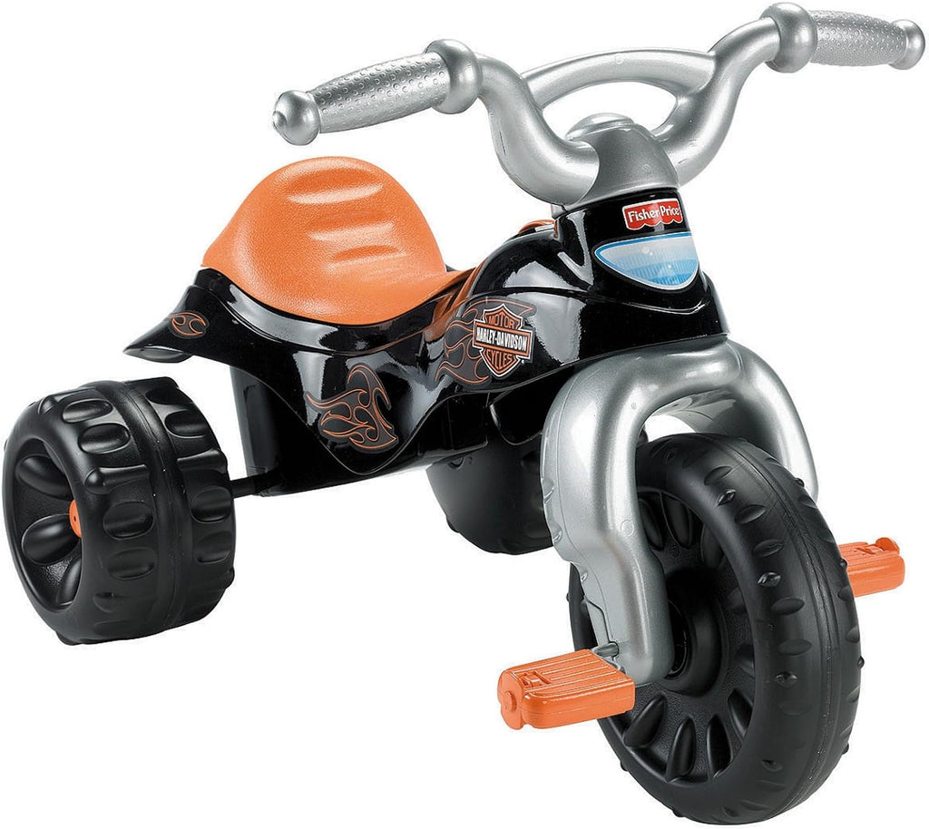 Fisher-Price Toddler Tricycle Harley-Davidson Tough Trike, Toy Bike with Handlebar Grips & Storage for Outdoor Play Kids Ages 2+ Years (Amazon Exclusive)