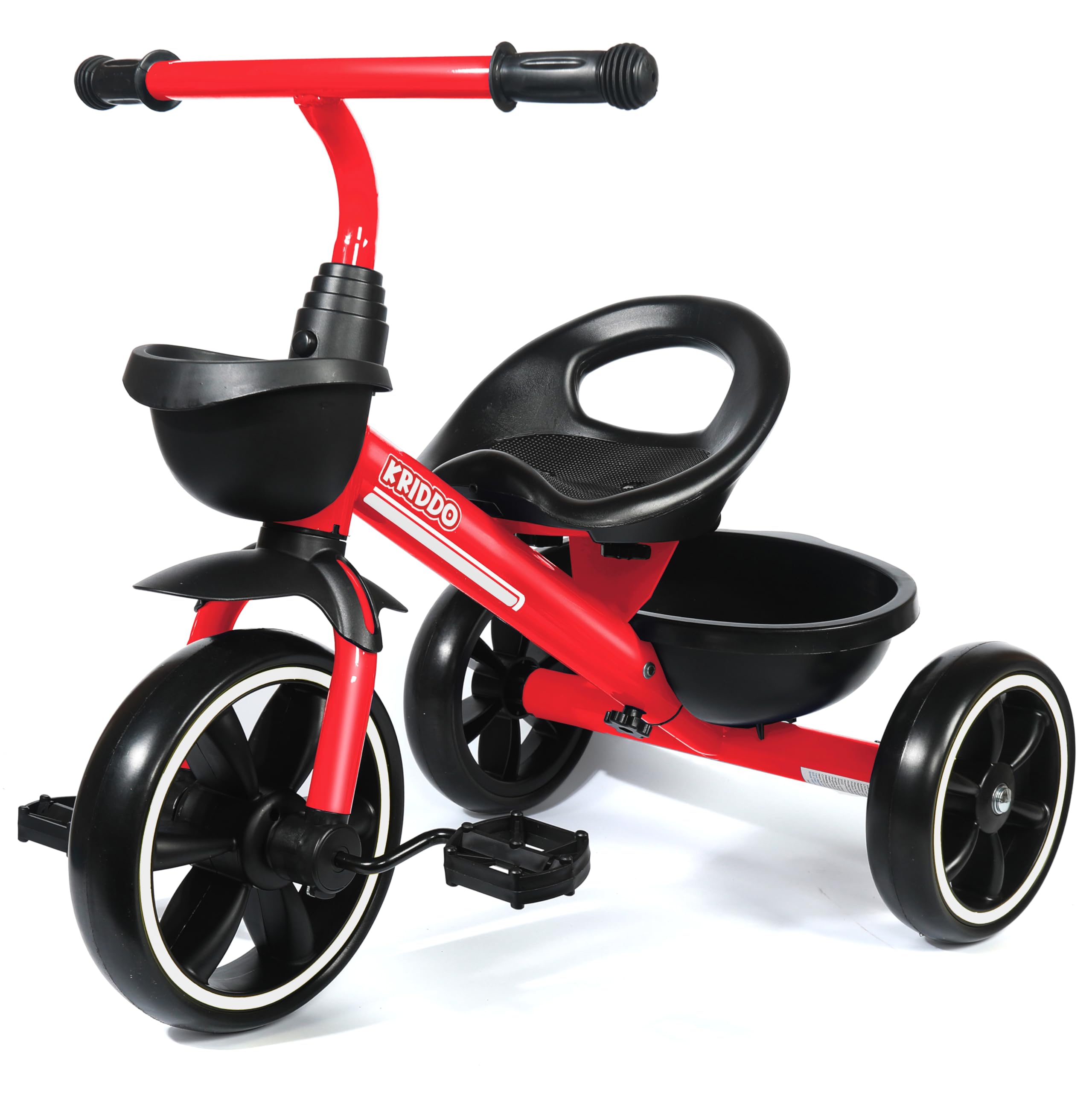 KRIDDO Tricycles Age 24 Month to 4 Years, Toddler Kids Trike for 2.5 to 5 Year Old, Gift for 2-4 Year Olds , Green