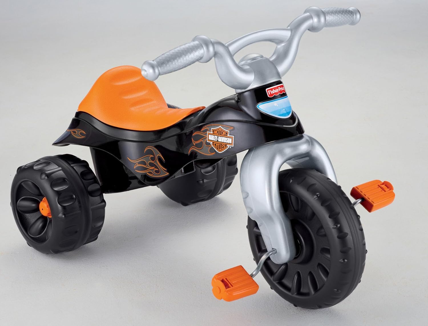 Fisher-Price Toddler Tricycle Harley-Davidson Tough Trike, Toy Bike with Handlebar Grips & Storage for Outdoor Play Kids Ages 2+ Years (Amazon Exclusive)